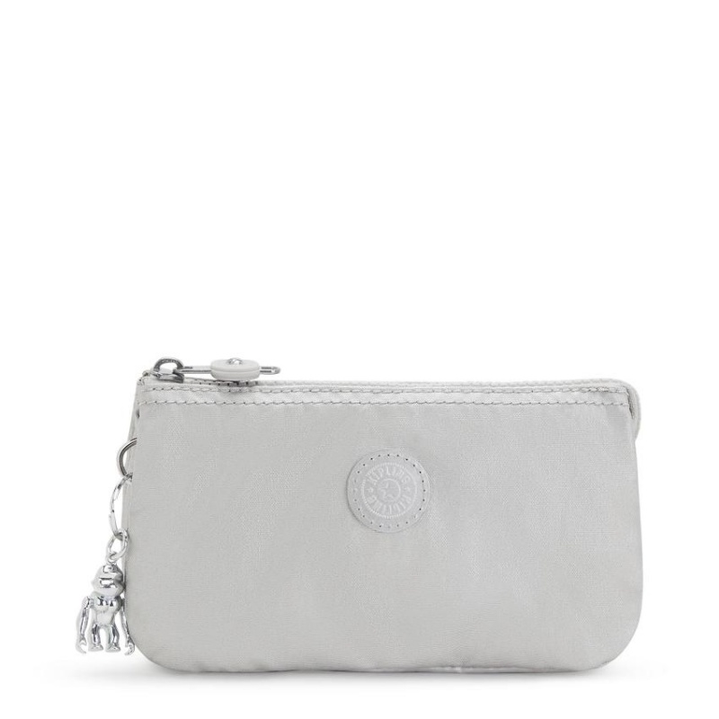 Silver Kipling Creativity Large Makeup Bags | UAE-K1110S