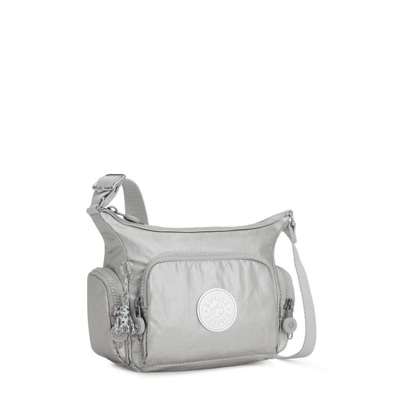 Silver Kipling Gabbie Mini Crossbody Bags | UAE-K1573Z