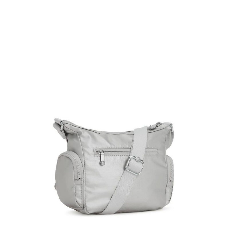 Silver Kipling Gabbie Mini Crossbody Bags | UAE-K1573Z