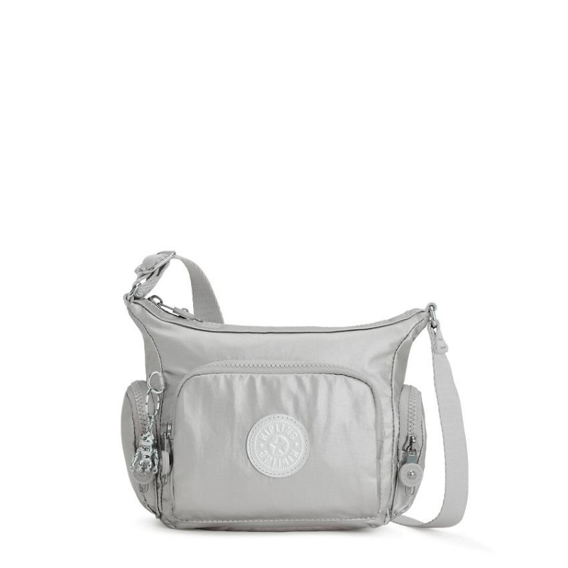 Silver Kipling Gabbie Mini Crossbody Bags | UAE-K1573Z