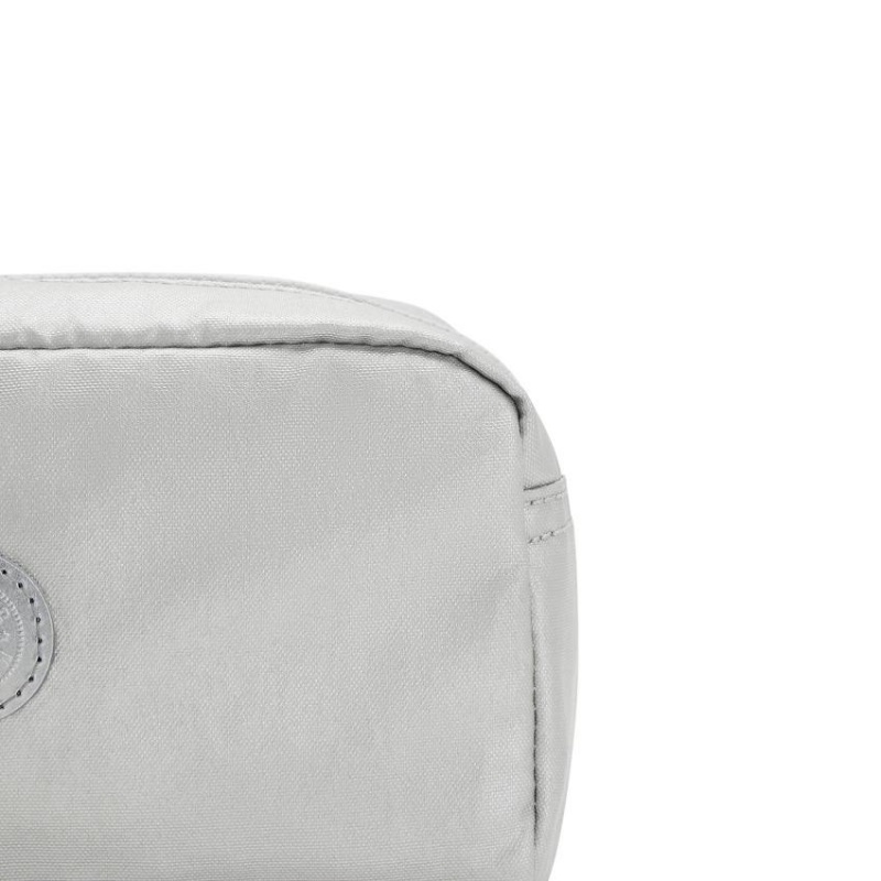 Silver Kipling Gleam Makeup Bags | UAE-K1137N