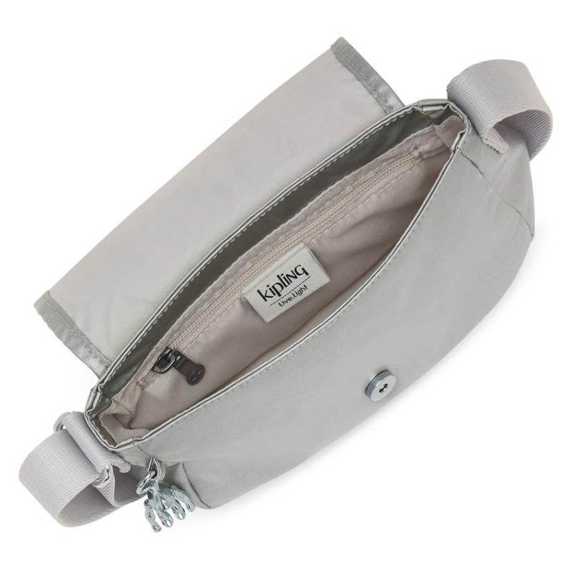 Silver Kipling Sabian Crossbody Bags | UAE-K1685G