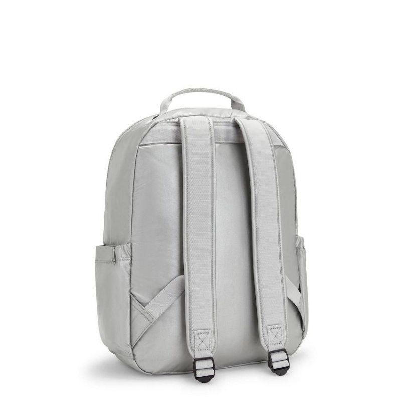 Silver Kipling Seoul Large Laptop Backpacks | UAE-K1340R