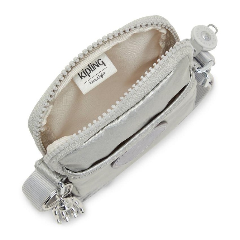 Silver Kipling Tally Crossbody Bags | UAE-K1694Y