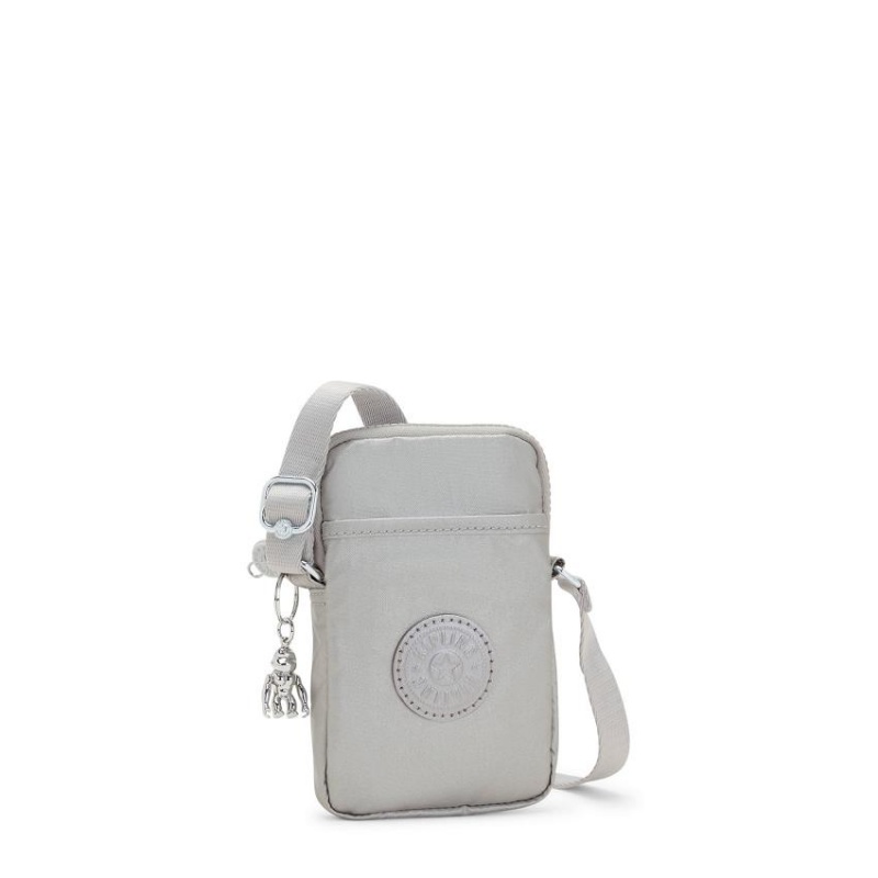 Silver Kipling Tally Metallic Handbags | UAE-K1824R