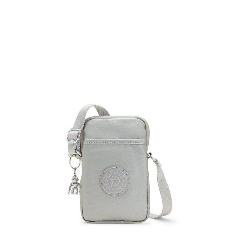 Silver Kipling Tally Metallic Handbags | UAE-K1824R