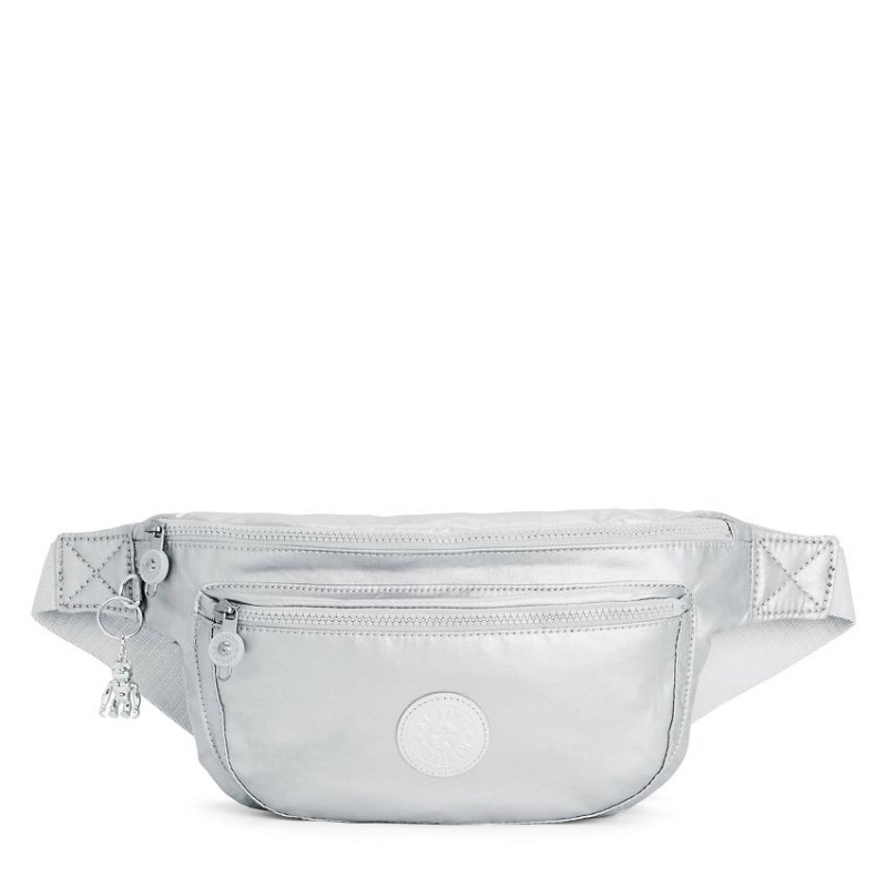 Silver Kipling Yasemina Metallic Handbags | UAE-K1825T