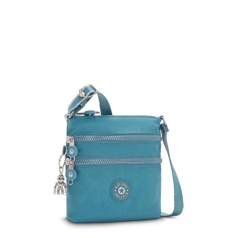 Turquoise Kipling Alvar Extra Small Crossbody Bags | UAE-K1494D