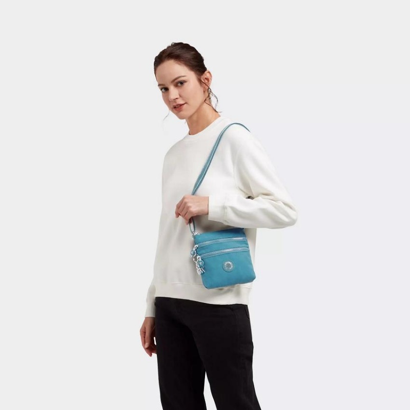 Turquoise Kipling Alvar Extra Small Mini Bags | UAE-K1829O