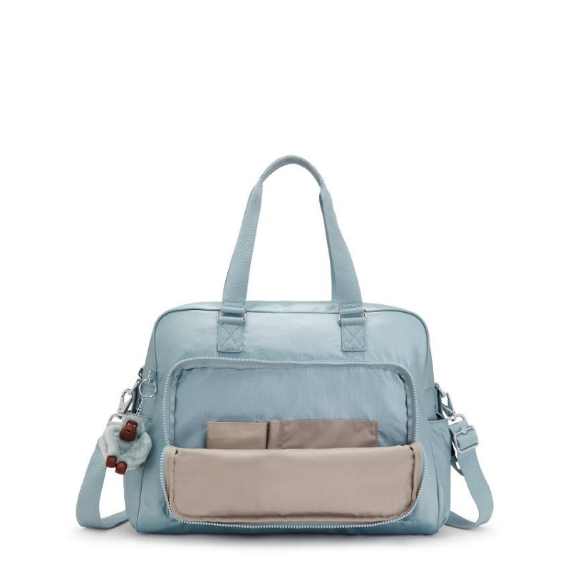 Turquoise Metal Kipling Alanna Metallic Handbags | UAE-K1800M