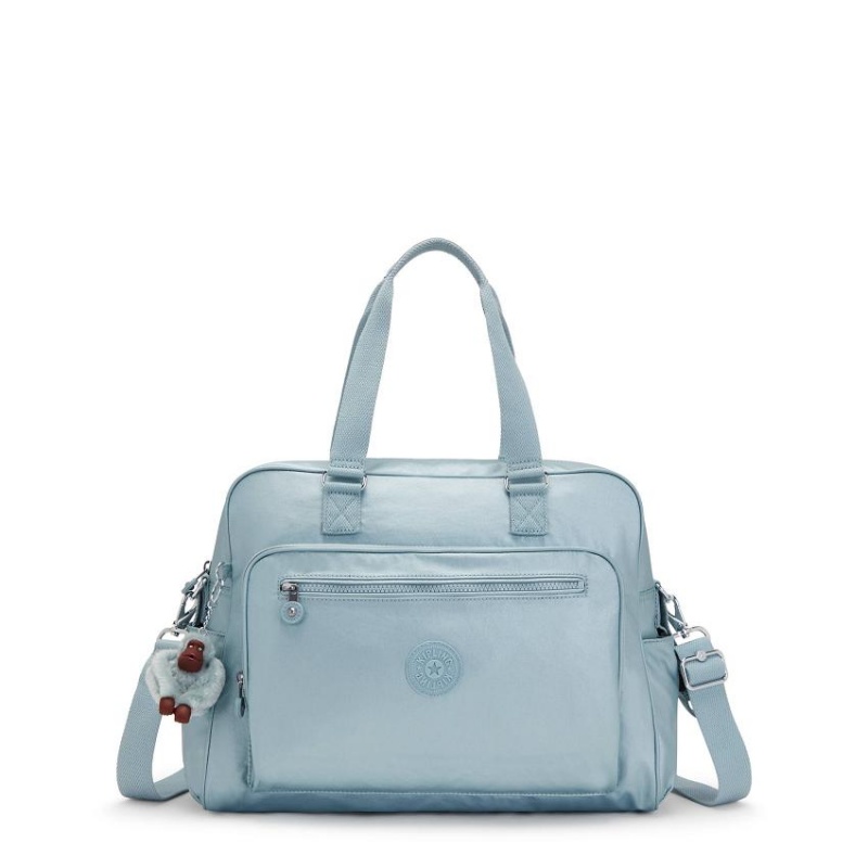 Turquoise Metal Kipling Alanna Shoulder Bags | UAE-K1916I