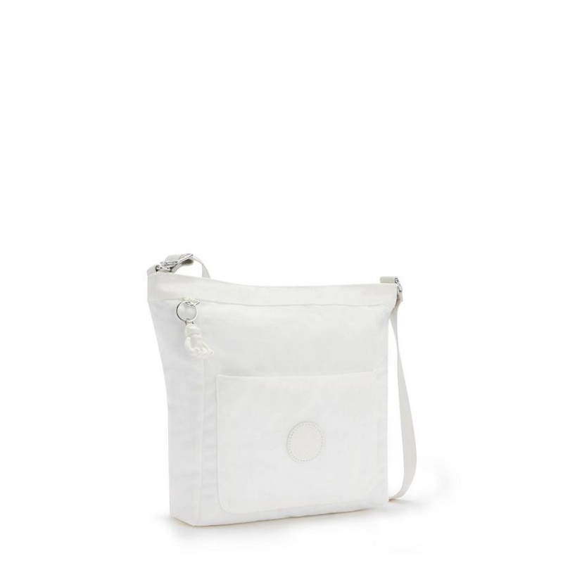 White Kipling Erasmo Crossbody Bags | UAE-K1563U