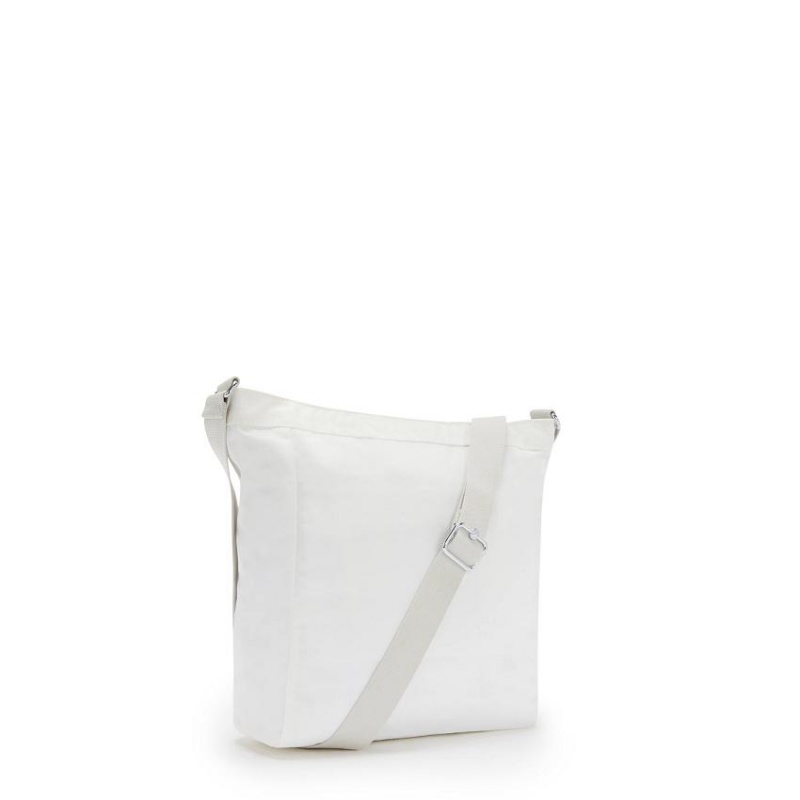 White Kipling Erasmo Crossbody Bags | UAE-K1563U