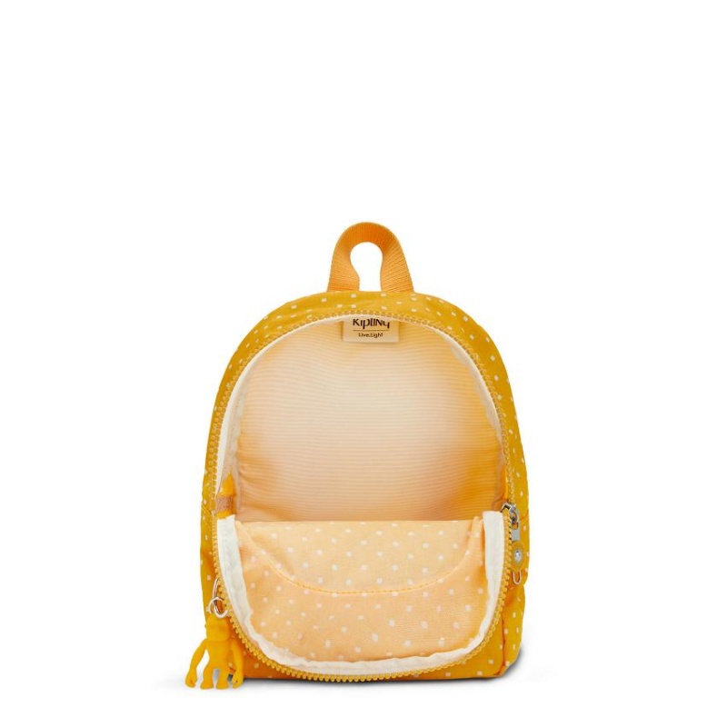 Yellow Kipling Curtis Compact Fashion Backpacks | UAE-K1240P