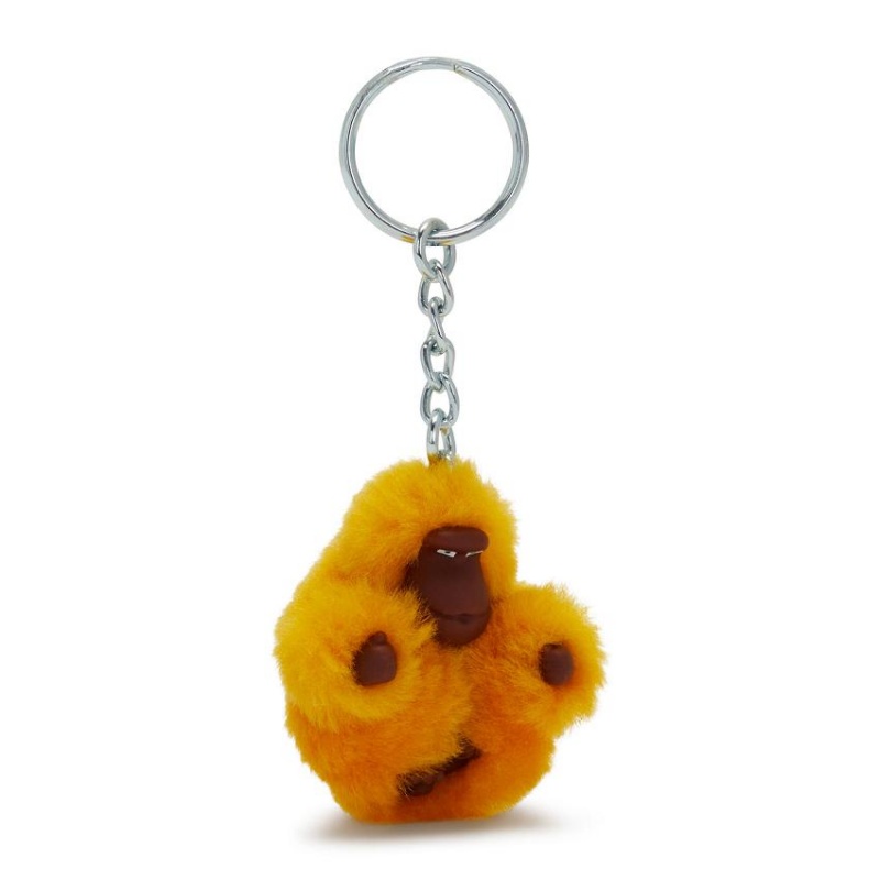 Yellow Kipling Sven Extra Small Keychains | UAE-K1051N